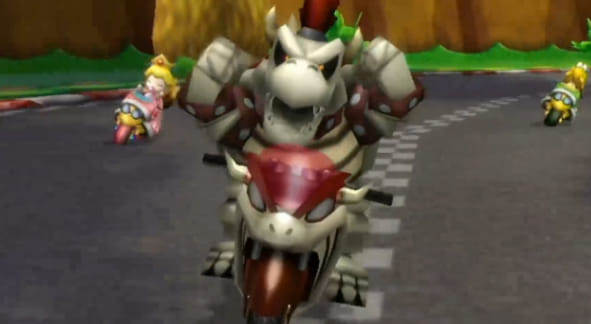 Dry Bowser in Mario Kart Wii